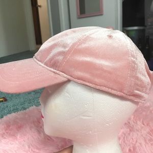 Pink Velvet Baseball hat